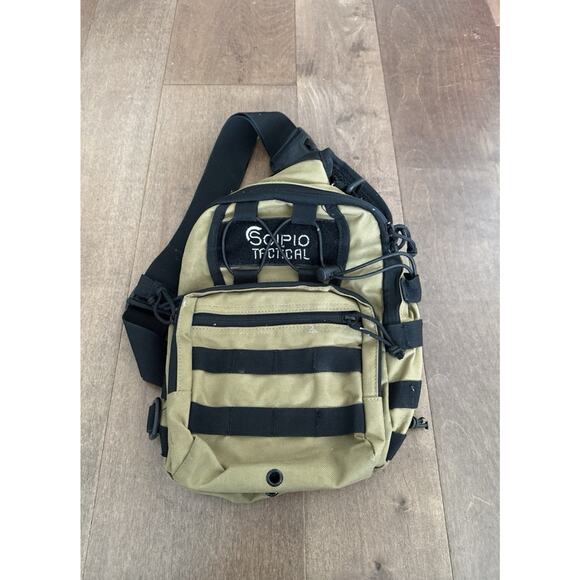Scipio Tactical Small Sling/Cross Body Bag Polyester Canvas - Picture 1 of 4